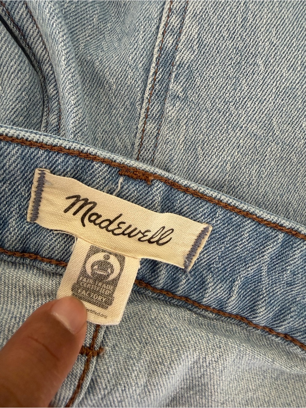 Madewell Curvy Perfect Vintage Wide-Leg Crop Jeans Sz 28, modern retro, coastal - Picture 6 of 10